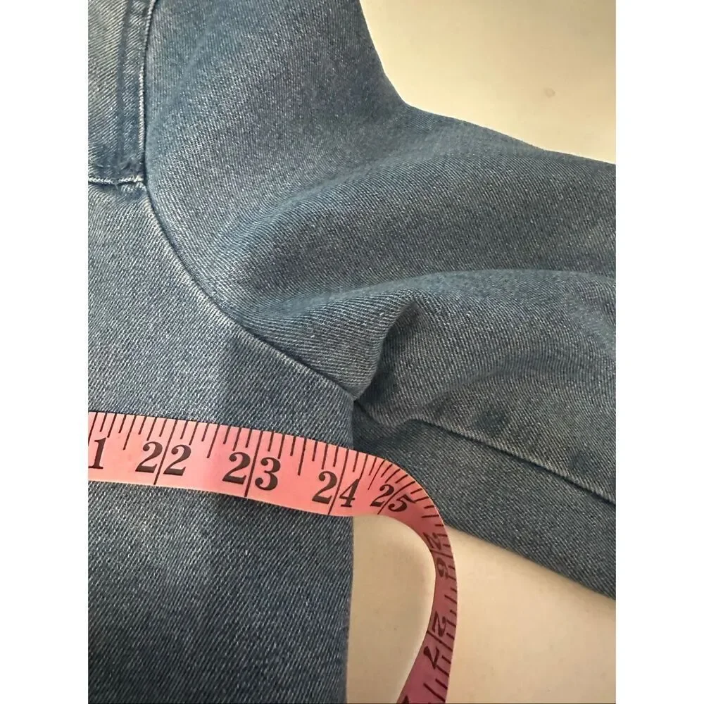 Urban Republic Men's Blue White Long Sleeve Sherpa Denim Jean Jacket Size XL - Picture 6 of 7